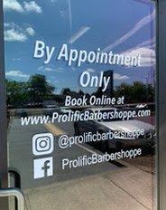 Book with us online now! www.ProlificBarberShoppe.com