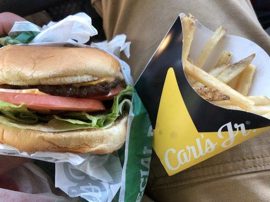 The California Classic double cheeseburger combo!