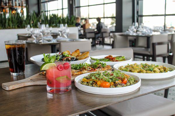 A beautiful lunch inside our modern and open concept interior.