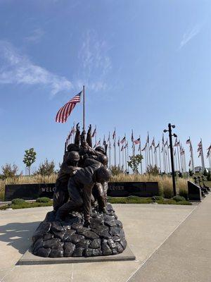 Photos from the Welcome Home Soldiers grounds.