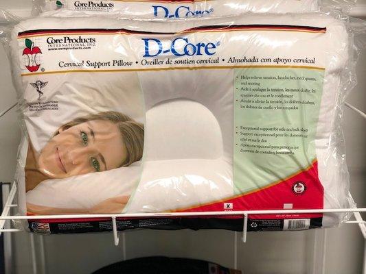 We sell D-Core Cervical Pillows