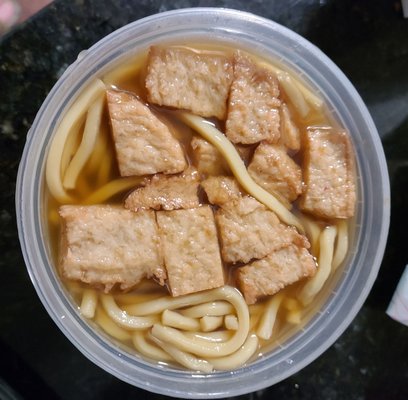 Vegan chicken noodle soup