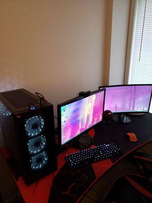 My setup with the new PC!