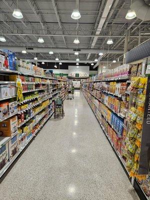 Shiny clean floors, shelves stocked