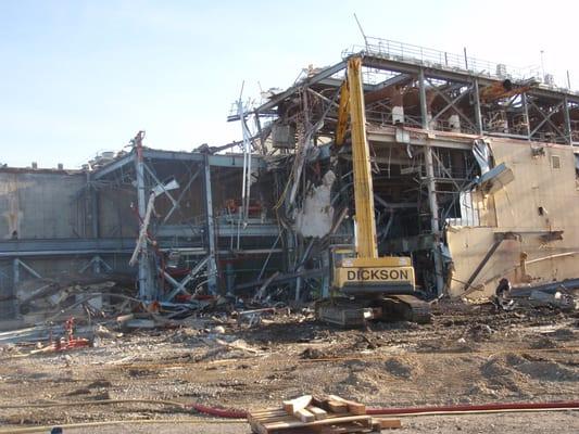 Demolition at the N Reactor in Eastern WA