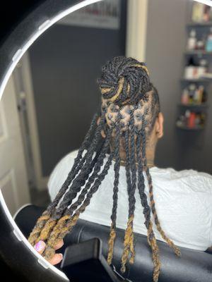 Loc Retwist & style