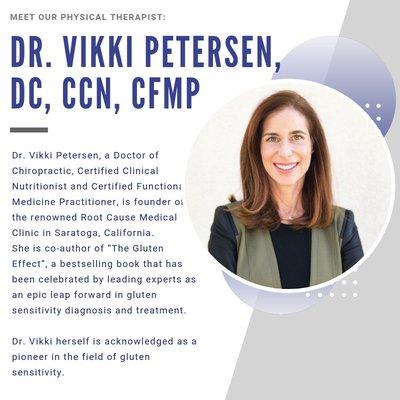 Dr. Vikki Petersen, DC, CCN, CFMP and Co-founder of Root Cause Medical Clinic