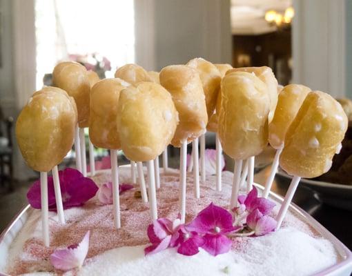 Doughnut Pops for a breakfast event