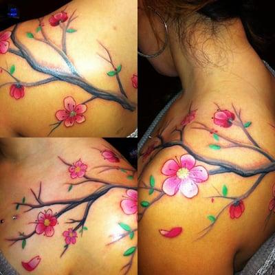 Japanese Cherry Blossoms by Dennis