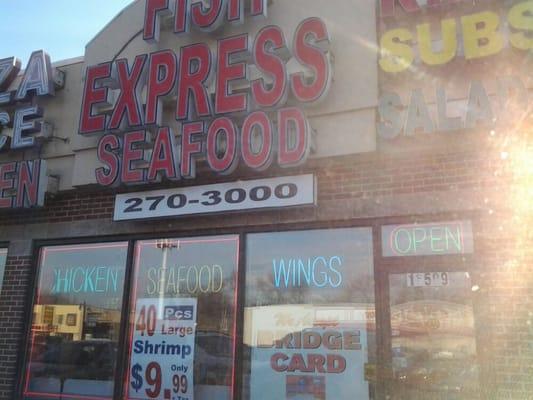 Fried fried and deep battered fried seafood