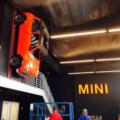 MINIs coming out of the ceiling!