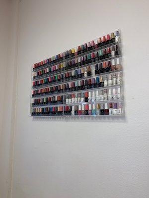 Gel polish selection