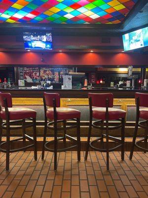 Late night bar seating