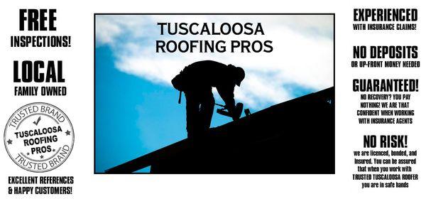 Tuscaloosa Roofers ready to go!  Call for free estimate today!