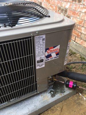 Ac Condenser installation