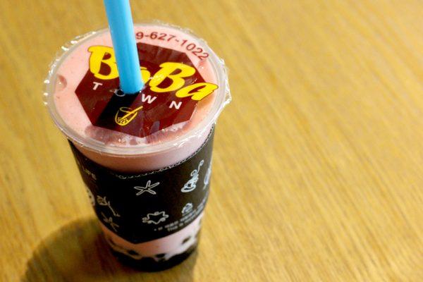 Strawberry Smoothie Boba