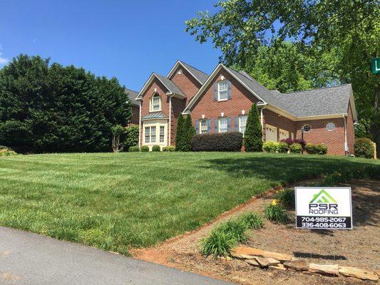 Homeowner received new architectural roof and was very pleased with the results !