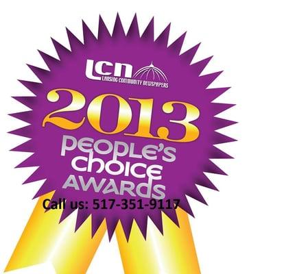 We received the People's Choice Award for Best Insurance Agency.