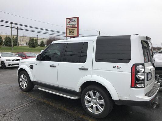 LLumar Window Tinting - Land Rover Discovery