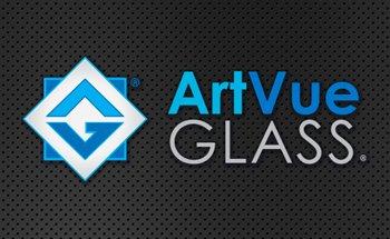 ArtVue Glass Logo Design