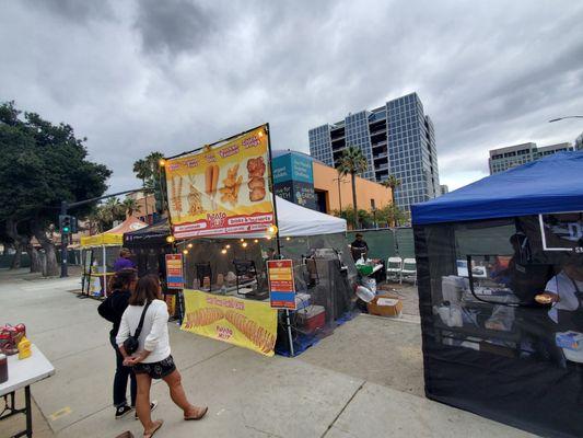 Food stands