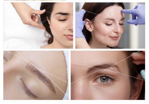 Eyebrow threading only at $8.99