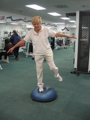 Balance training for senior adults