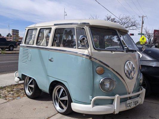 A small vw bus