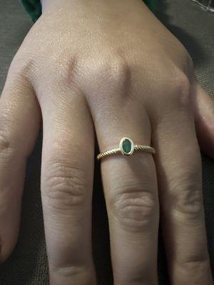 Emerald ring from the book