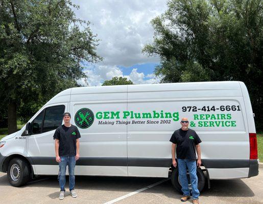 GEM Plumbing Family owned and operated.