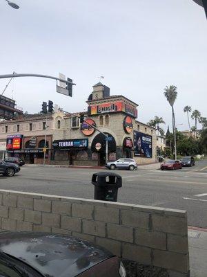 Across from the laugh factory