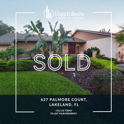 Sold! 627 Palmore Court, Lakeland, Florida