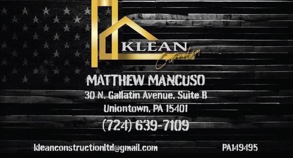 Klean Construction