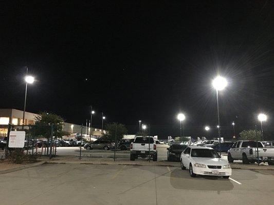 LED Parking lot lighting