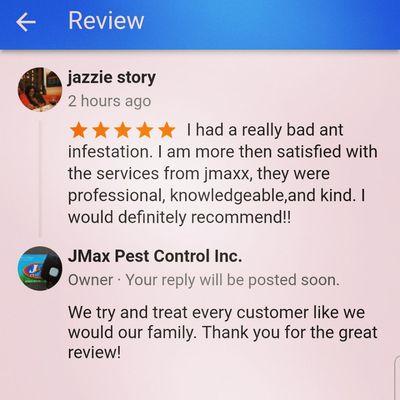 Another great customer review!