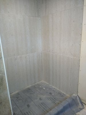 Putting in a new shower