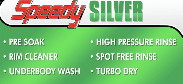 EXPRESS TUNNEL CARWASH SPEEDY SLIVER PACKAGE