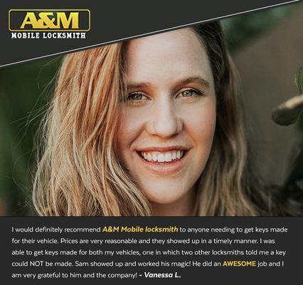 A & M Mobile Locksmith