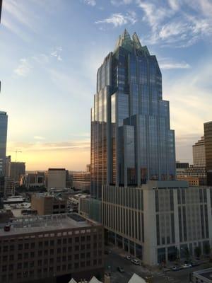 A view of the Frost Tower from my balcony.