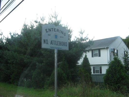 North Attleboro sign.