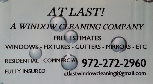 972-272-2960 atlastwindowcleaning@gmail.com