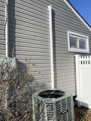 New 16 Seer 3 ton Ox Box Unitary Condenser - installed along with new line hide, pad, disconnect and whip (unit installed 04/01/23)