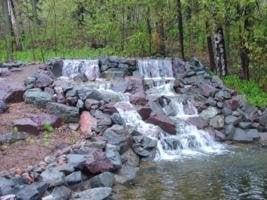 peaceful water feature