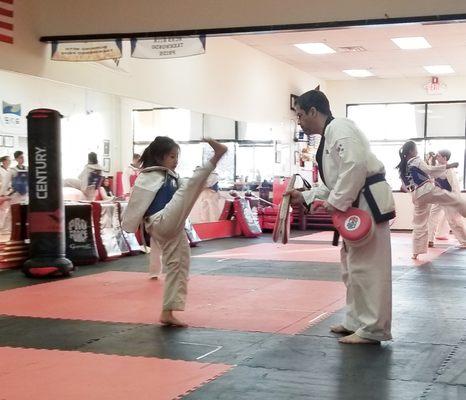 Even the little ones train hard!