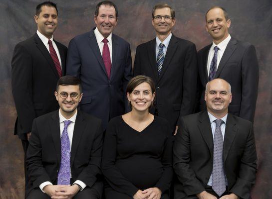 Century Ear Nose & Throat Providers (From Top Left): Dr. Thakkar, Dr. Farrell, Dr. Kooiker, Dr. Marra, Dr. Amine, Dr. Gal, Dr. Walsh