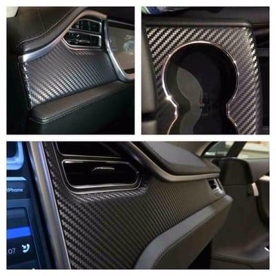 Carbon fiber interior wrap