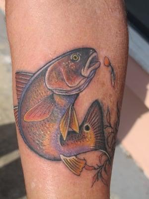 Realistic Fish Tattoo