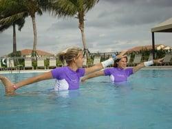 aquaBelly® incorporates weight training, aerobics, dance, yoga, pilates in a low impact, cool environment.