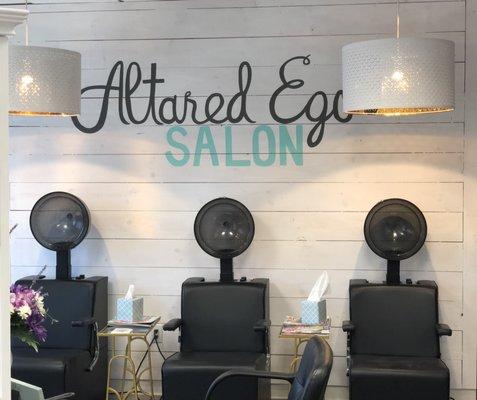 Cute and clean salon, come see us!