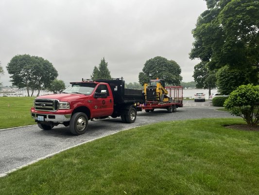 Loaded up and headed to the next job